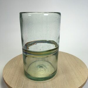 Mexican Recycled Glass Tumbler Rainbow